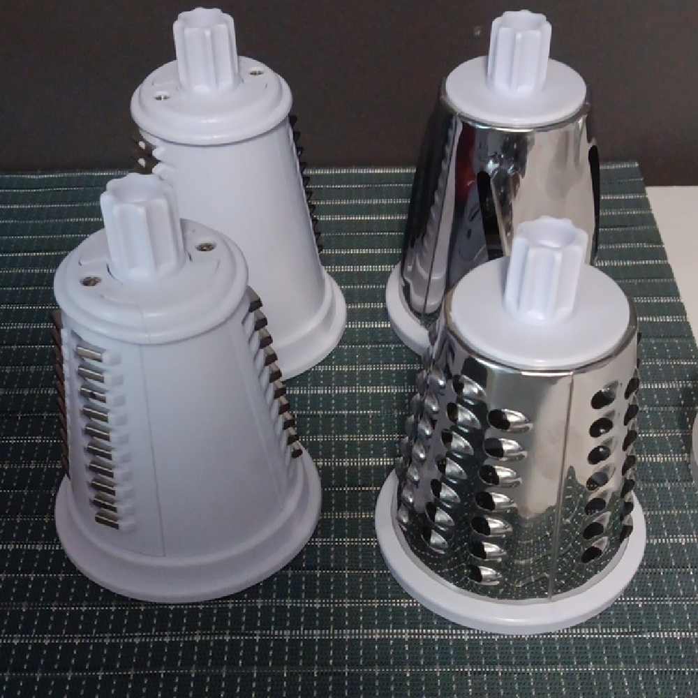 KitchenAid Red Rotary Grater with White Accents - Picture 3 of 5